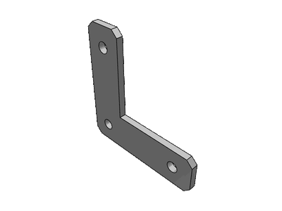 L Shape Joining Plate For 20 Series V/T Slot Extrusions