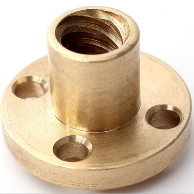 Brass Nut for 10mm Tr Leadscrew