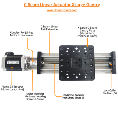 C Beam Linear Actuator XLarge Gantry