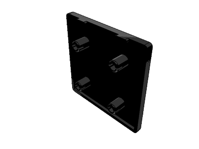 PVC  End Cap for T Slot 6060
