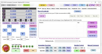 CNC3D Commander - Control Software