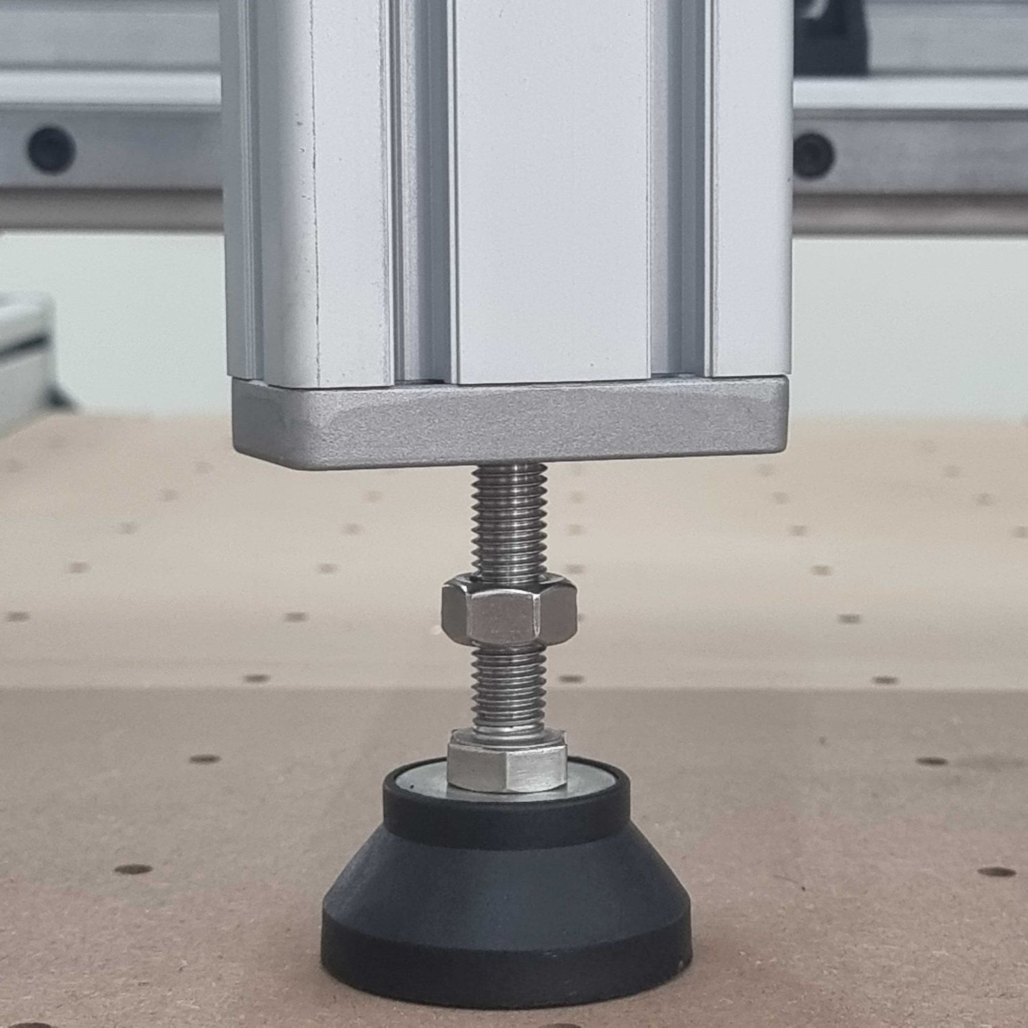 Leveling Mounts For 4080 T Slot Profile with Plate