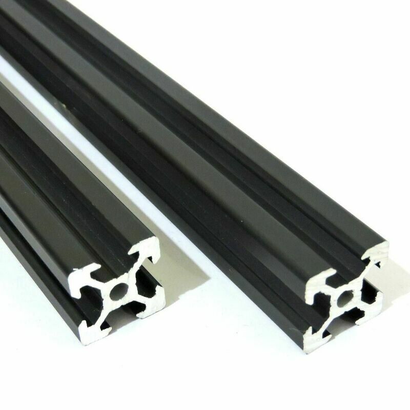 V Slot Aluminium Extrusion 2020 (Black)