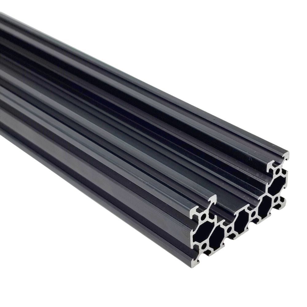 C Beam Aluminium Extrusion (Black)