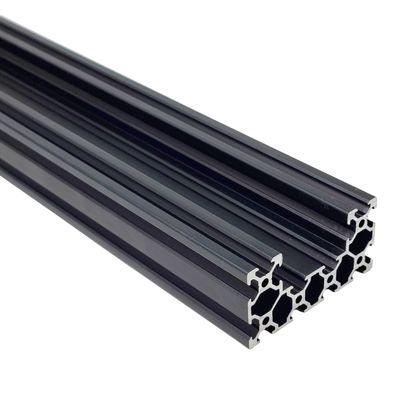 C Beam Aluminium Extrusion (Black)