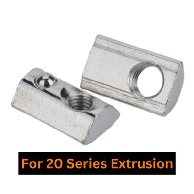 Spring T Nut for 20 Series Aluminium Extrusions