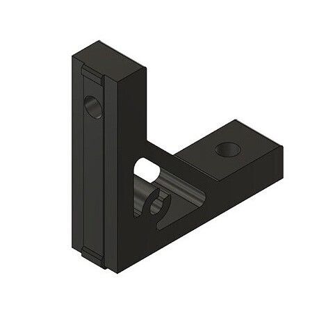 Extruded Brackets for 3030 (Black)