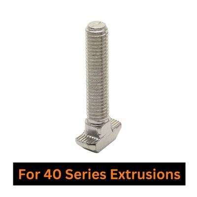 M8 T Bolt for 40 Series Aluminum Extrusions