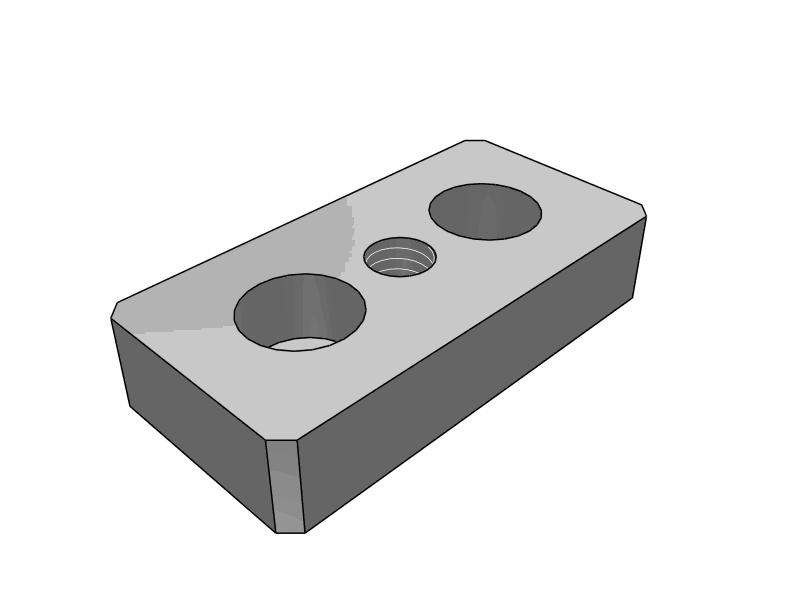 4590 Aluminium Extrusion Base Plate