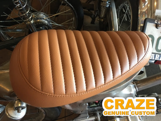 Honda Cub Custom Seat Type Solo Tuck Roll