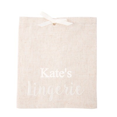 Linen Lingerie Bag