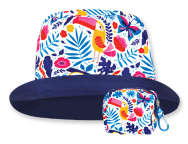 Floppy Sun Hats, Pattern: Tropical