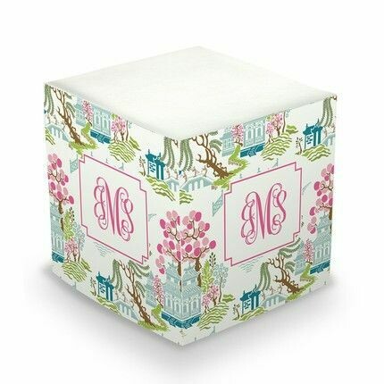 Chinoiserie Spring Memo Cube
