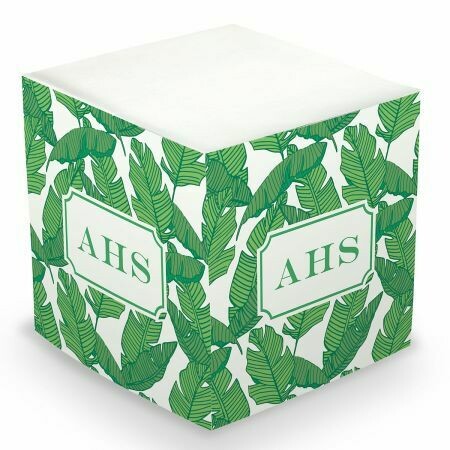 Banana Leaf Memo Cube