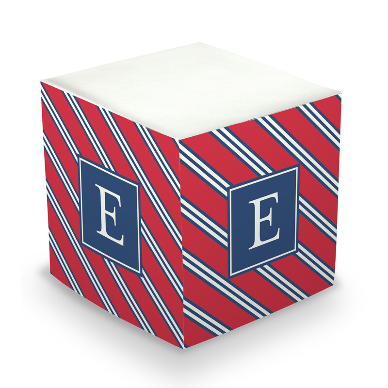 Repp Tie  Memo Cube