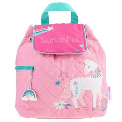 Girlish Quilted Backpack