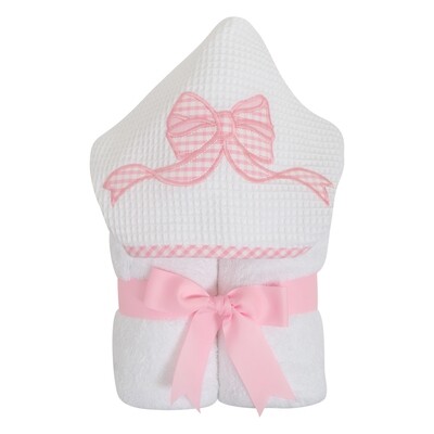 Hooded Towel Pink Bow
