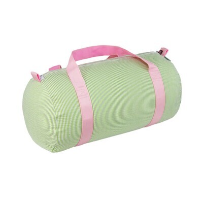Seersucker Sweet Pea Medium Duffel