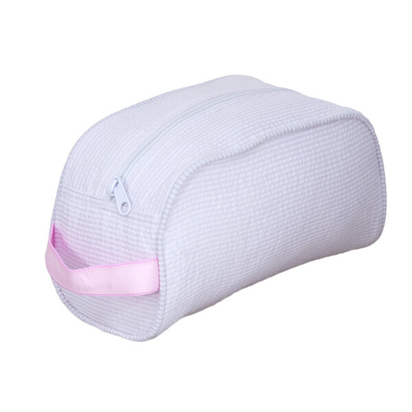 Dopp Kit Light Pink Seersucker