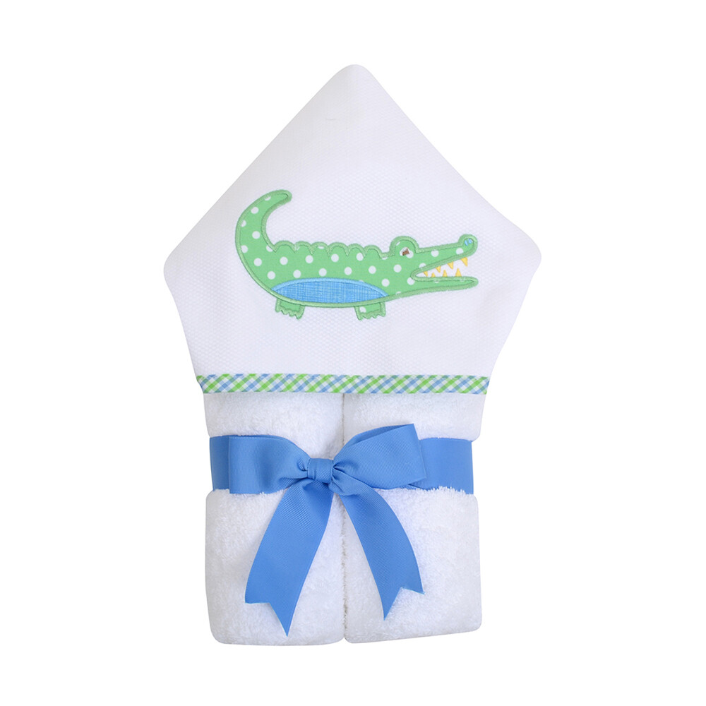 Hooded Towel Blue Gator