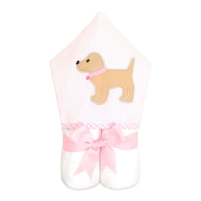 Hooded Towel Pink Puppy