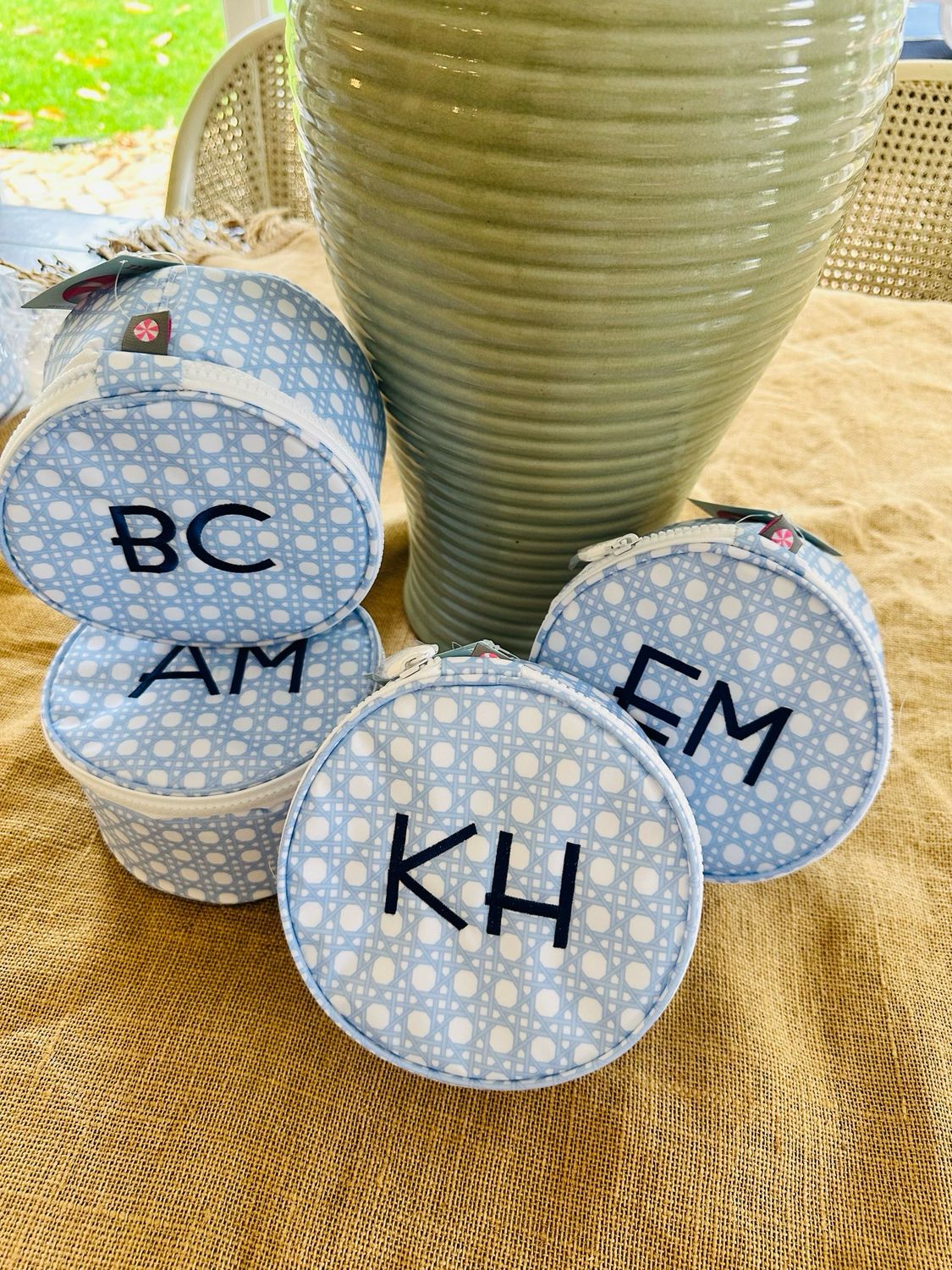 Laminated Button Pouch