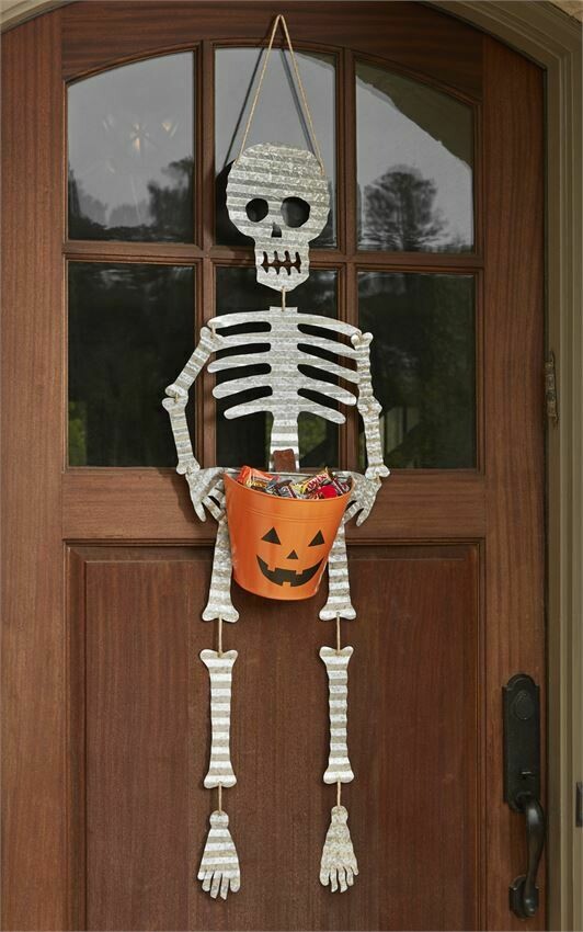 Skeleton Candy Bucket Hanger