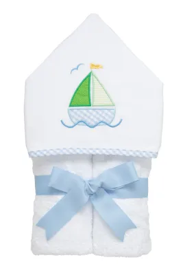 Hooded Towel Sailboat