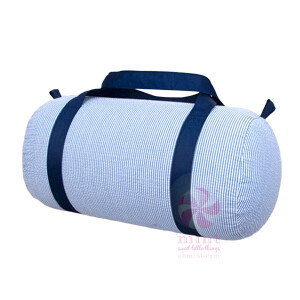 Medium Duffel Seersucker Navy
