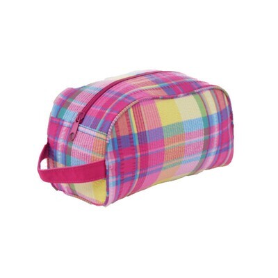 Dopp Kit Madras Seersucker