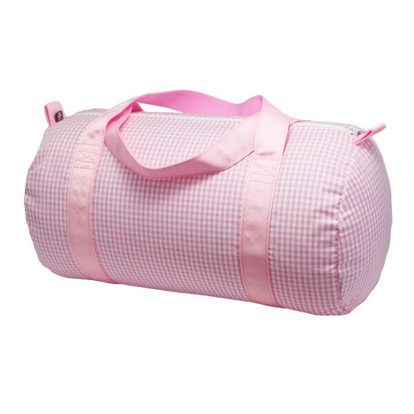 Baby Duffel Pink Seersucker