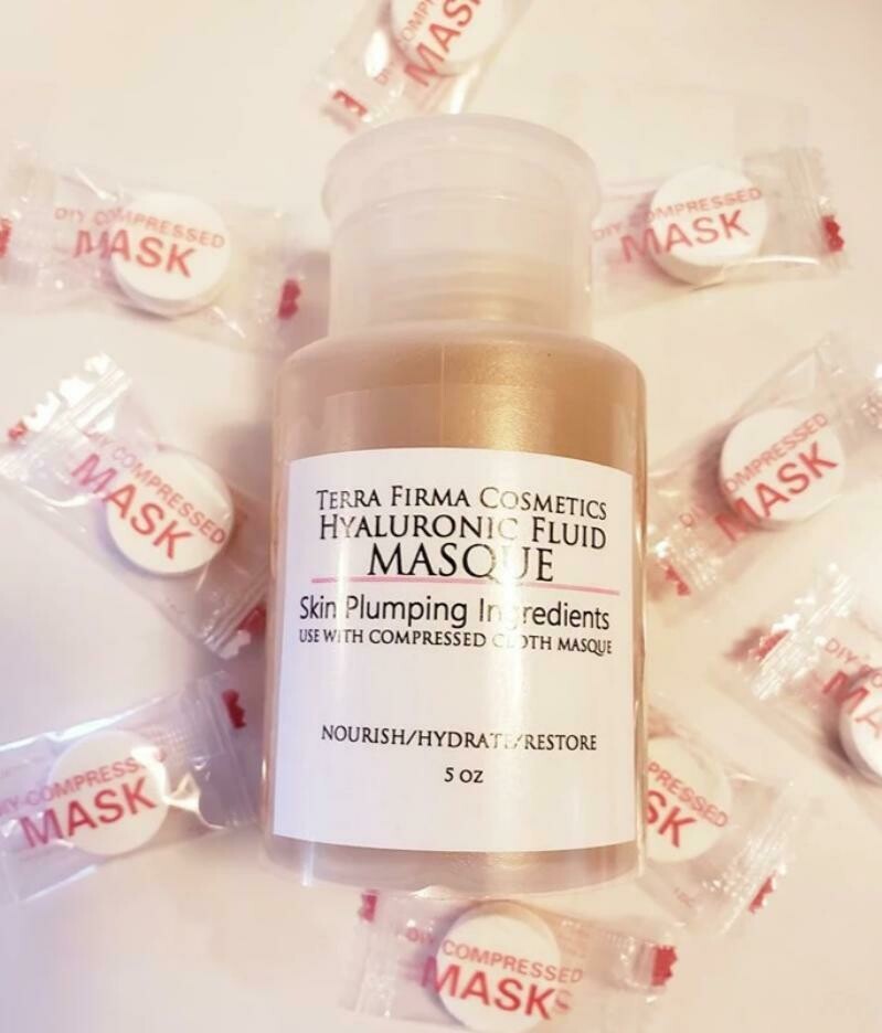 Terra Firma Cosmetics | Hyaluronic Cucumber Honey Masque and 10 Compressed Masques