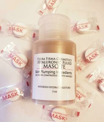 Terra Firma Cosmetics | Hyaluronic Cucumber Honey Masque and 10 Compressed Masques