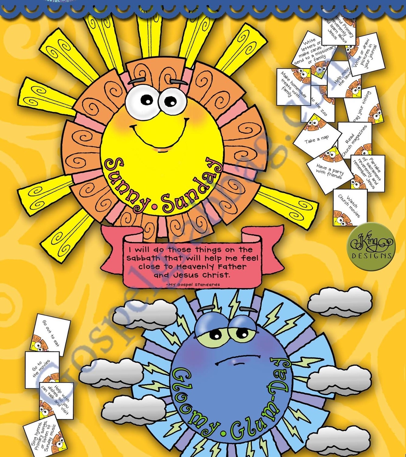 Keep the Sabbath Holy - Sunny Sunday Activities