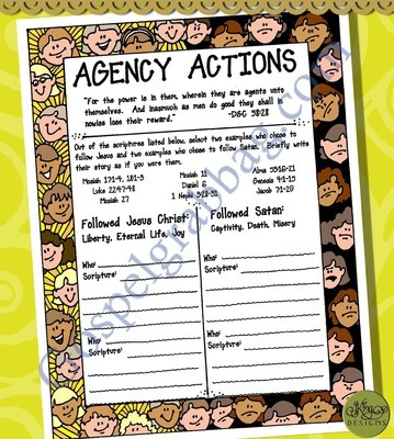 Agency Actions scripture challenge