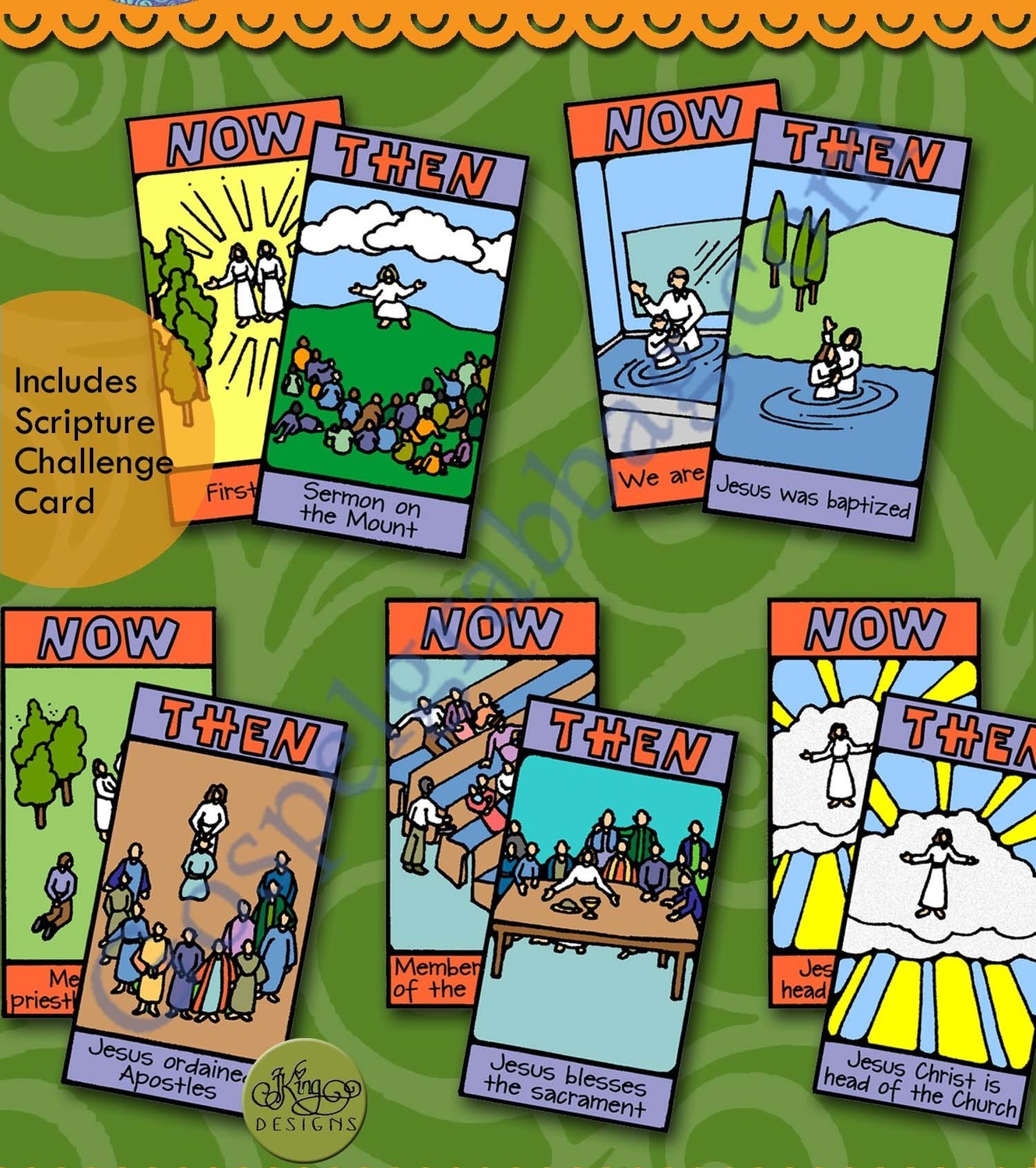 True Church Restored - Then-and-Now Match Game (church restoration &amp; baptism)