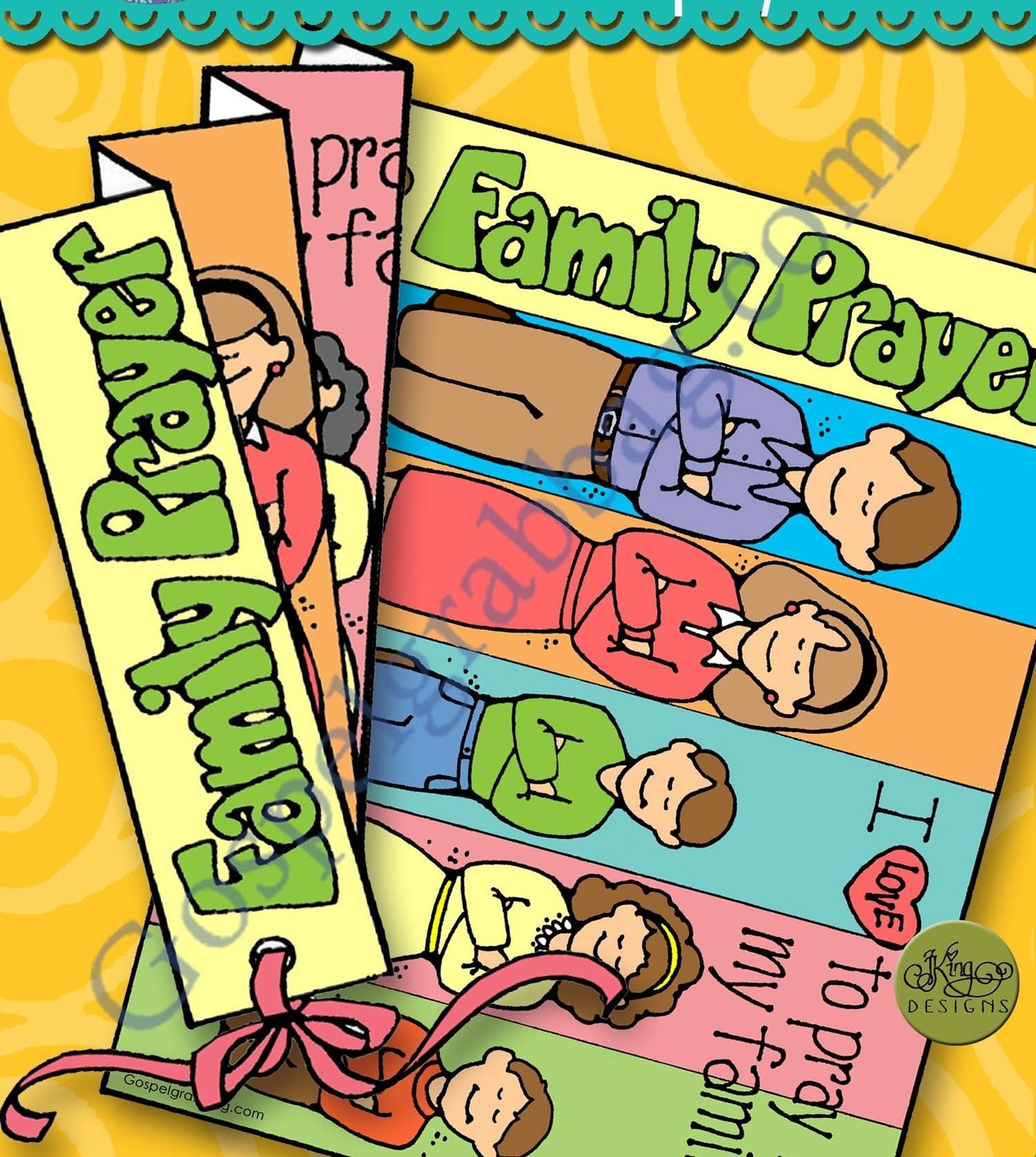 I love to pray with my family! family prayer fan