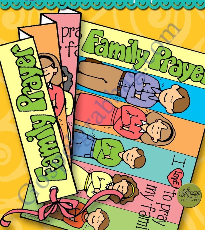 I love to pray with my family! family prayer fan