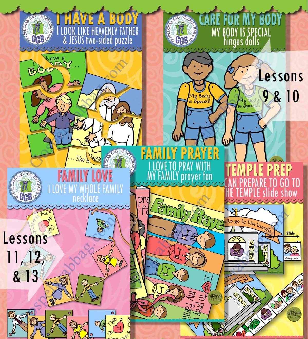 Nursery Bundle 1: March - Craft Activities for Lessons 9-13
