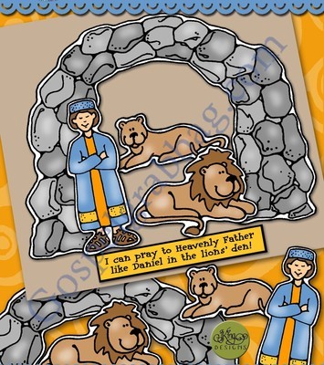 I Can Pray to Heavenly Father - Daniel and the Lions' Den scene
