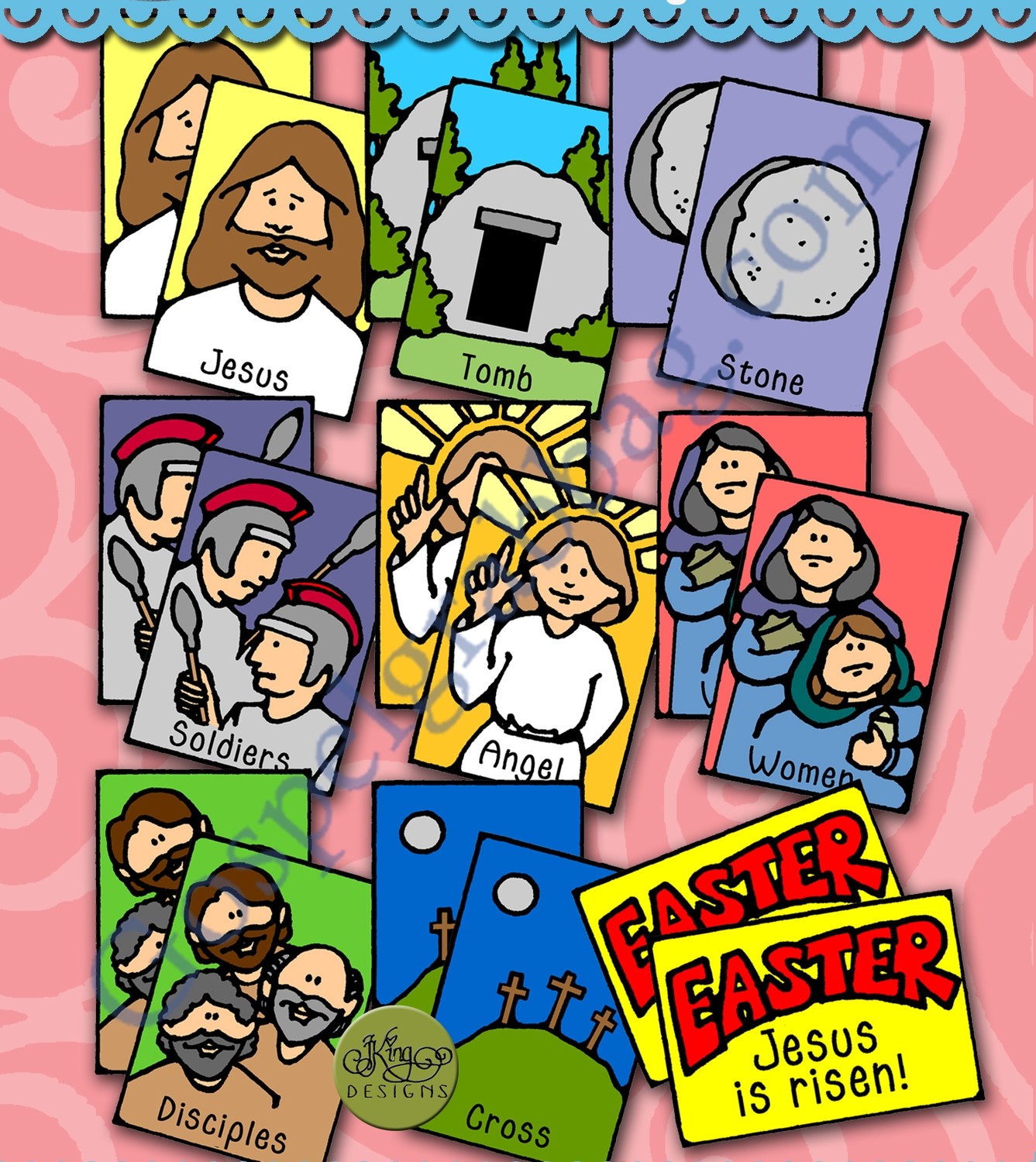 Jesus Is Risen - Resurrection (Easter) Match Game