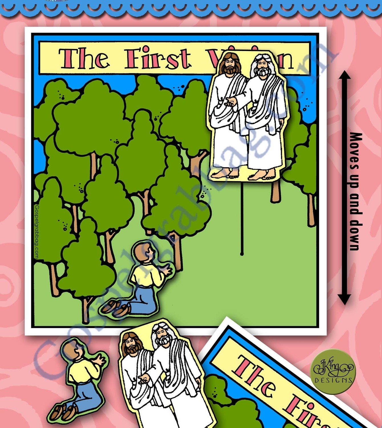First Vision movable scene