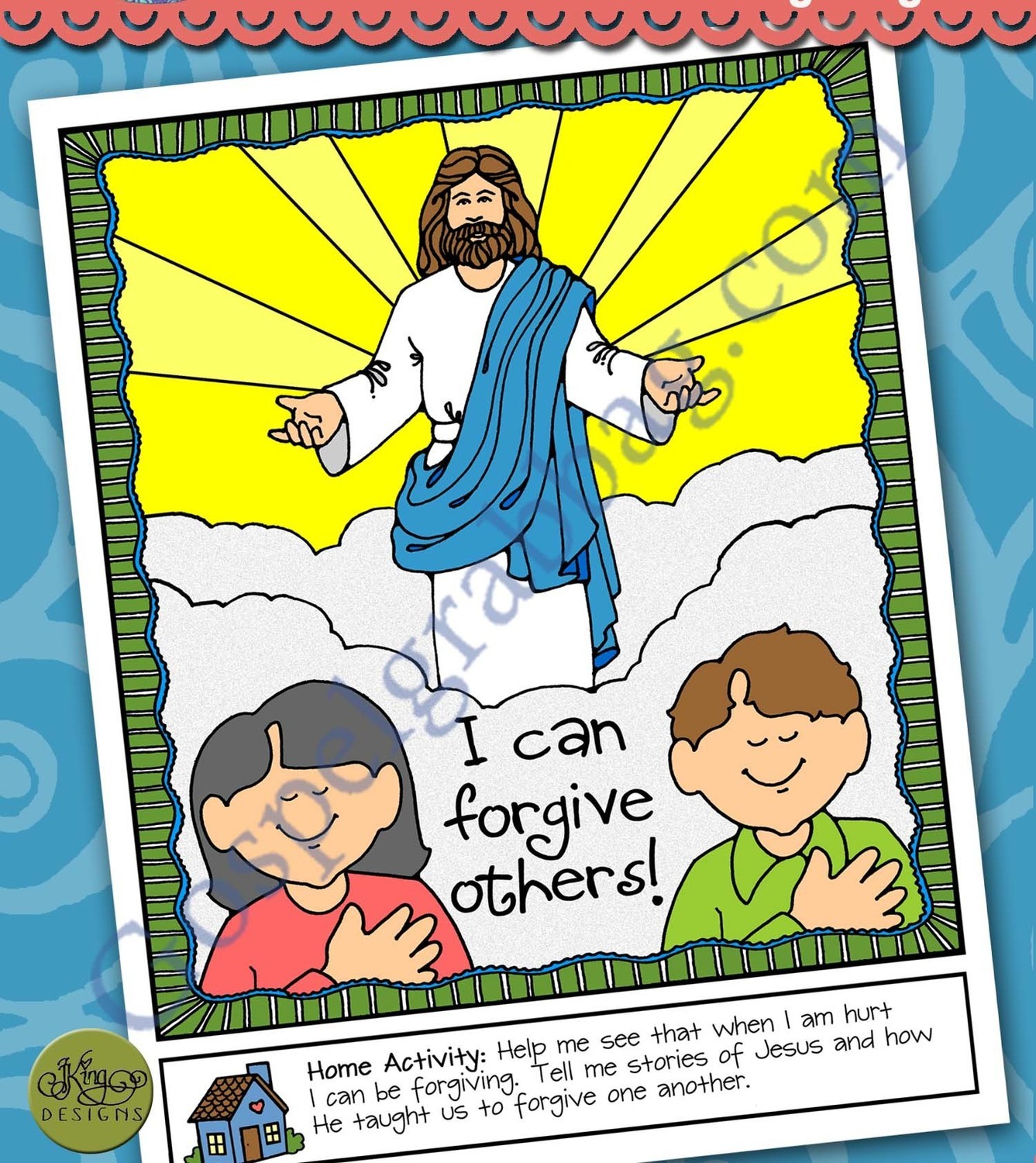 I Can Forgive Others poster or coloring page
