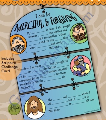 I Can Be Merciful and Forgiving scripture search wall hanging