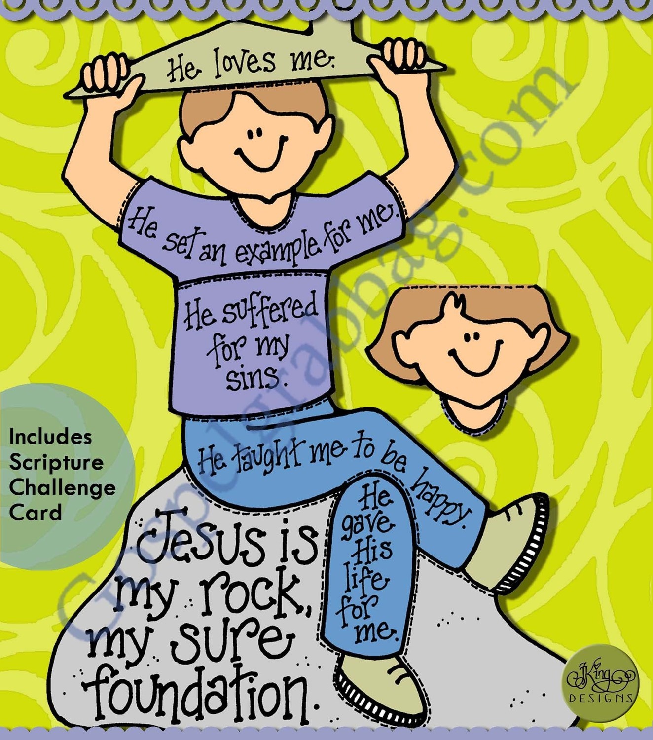 Build Upon My Rock - Sure Foundation Puzzle