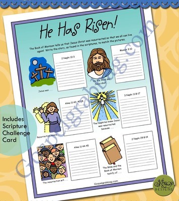 He Has Risen write-a-story