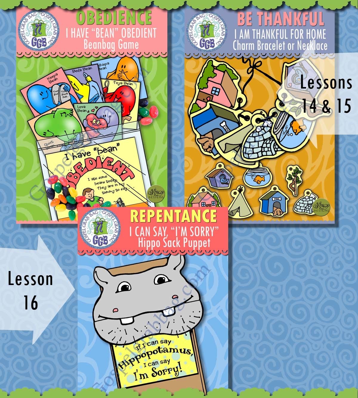 Nursery Bundle 1: April - Craft Activities for Lessons 14-16