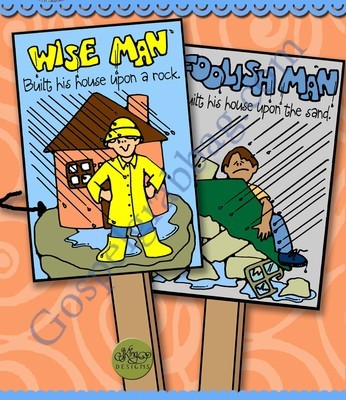 Wise Man and Foolish Man flip-flag