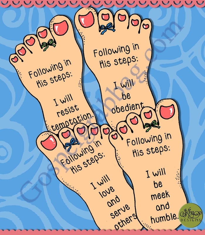 In His Footsteps Mirror Motivators