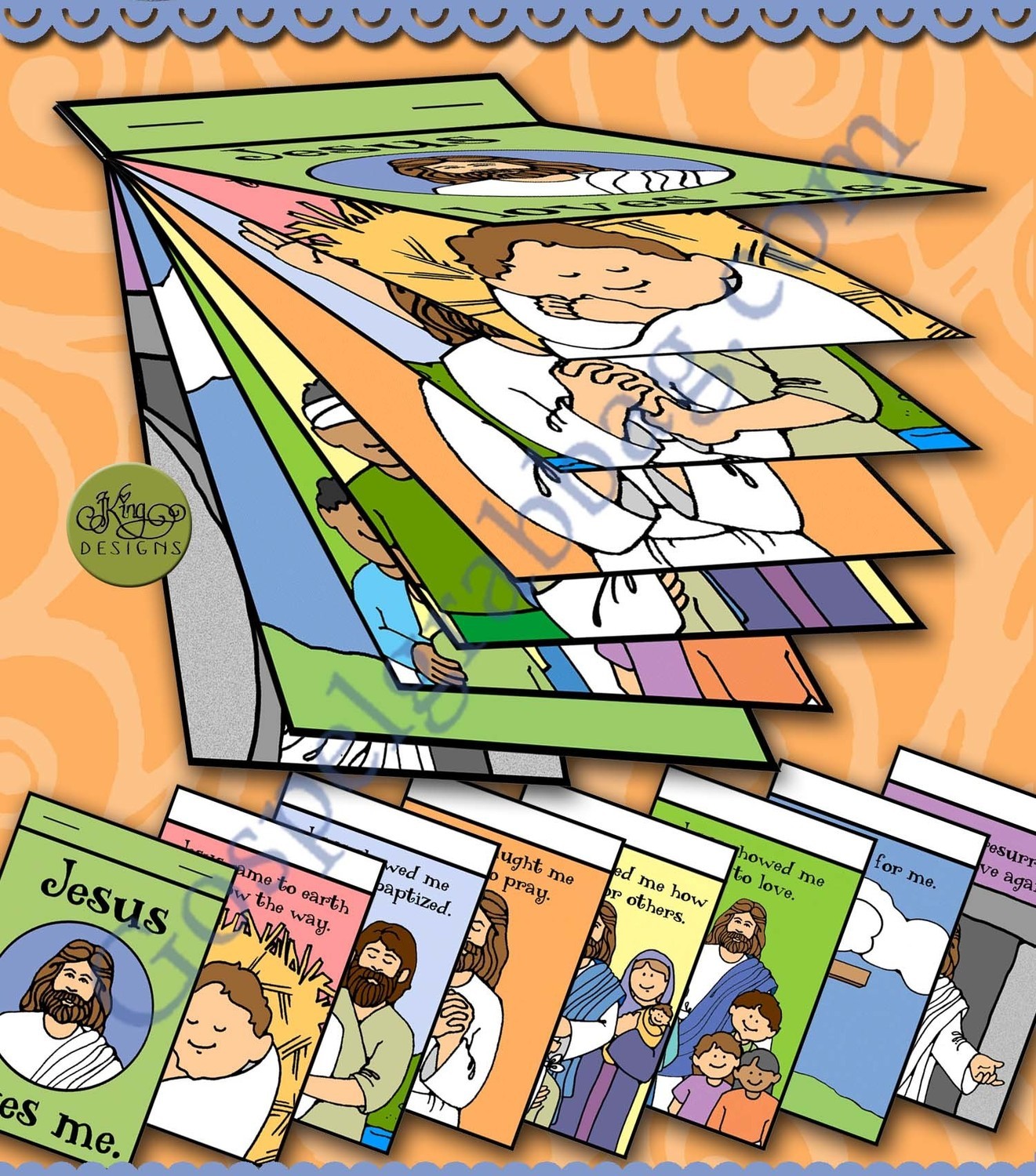 Jesus Loves Me - Count-the-Ways (birth - resurrection) book